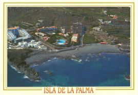 Hier geht es zur Karte mit dem Motiv 'Hotels und schwarzer Strand von Los Cancajos' Hier geht es zur Karte mit dem Motiv 'Hotels und schwarzer Strand von Los Cancajos'