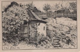 Hier geht es zur Karte mit dem Motiv 'Burggarten auf Zeichnung von 1917' Hier geht es zur Karte mit dem Motiv 'Burggarten auf Zeichnung von 1917'