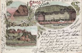 Hier geht es zur Karte mit dem Motiv 'Burgruine und Hotel Rheinfels' Hier geht es zur Karte mit dem Motiv 'Burgruine und Hotel Rheinfels'