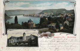 Hier geht es zur Karte mit dem Motiv 'Boppard mit seinen Bauwerken' Hier geht es zur Karte mit dem Motiv 'Boppard mit seinen Bauwerken'