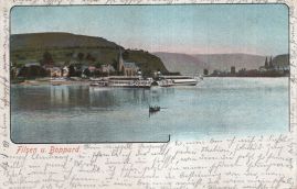 Hier geht es zur Karte mit dem Motiv 'Raddampfer zwischen Filsen und Boppard' Hier geht es zur Karte mit dem Motiv 'Raddampfer zwischen Filsen und Boppard'