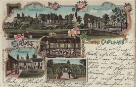 Hier geht es zur Karte mit dem Motiv 'Saal, Restauration, Kegelbahn und Laube' Hier geht es zur Karte mit dem Motiv 'Saal, Restauration, Kegelbahn und Laube'
