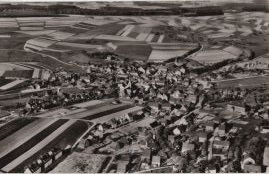 Hier geht es zur Karte mit dem Motiv 'Sohren im Jahr 1960 von oben' Hier geht es zur Karte mit dem Motiv 'Sohren im Jahr 1960 von oben'
