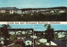 Hier geht es zur Karte mit dem Motiv 'Kleine weiße Häuser in Ohlenfeld' Hier geht es zur Karte mit dem Motiv 'Kleine weiße Häuser in Ohlenfeld'