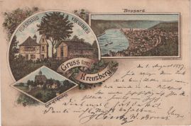 Hier geht es zur Karte mit dem Motiv 'Kapelle und Forsthaus auf Kreuzberg' Hier geht es zur Karte mit dem Motiv 'Kapelle und Forsthaus auf Kreuzberg'