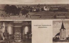 Hier geht es zur Karte mit dem Motiv 'Mannebacher Kirche auf drei Bildern' Hier geht es zur Karte mit dem Motiv 'Mannebacher Kirche auf drei Bildern'