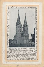 Hier geht es zur Karte mit dem Motiv 'Boppards Kirche aus dem 12./13. Jahrhundert' Hier geht es zur Karte mit dem Motiv 'Boppards Kirche aus dem 12./13. Jahrhundert'