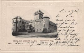Hier geht es zur Karte mit dem Motiv 'Bopparder Burg direkt am Rhein' Hier geht es zur Karte mit dem Motiv 'Bopparder Burg direkt am Rhein'