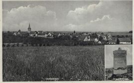 Hier geht es zur Karte mit dem Motiv 'Blühende Blumen vor dem Dorf' Hier geht es zur Karte mit dem Motiv 'Blühende Blumen vor dem Dorf'