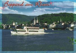 Hier geht es zur Karte mit dem Motiv 'Mit dem Schiff an Boppard vorbei' Hier geht es zur Karte mit dem Motiv 'Mit dem Schiff an Boppard vorbei'