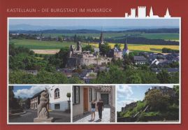 Hier geht es zur Karte mit dem Motiv 'Gepflasterte Straße unter der Burgruine' Hier geht es zur Karte mit dem Motiv 'Gepflasterte Straße unter der Burgruine'
