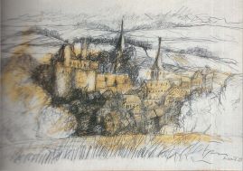 Hier geht es zur Karte mit dem Motiv 'Panorama Kastellauns von Martina Kaul' Hier geht es zur Karte mit dem Motiv 'Panorama Kastellauns von Martina Kaul'